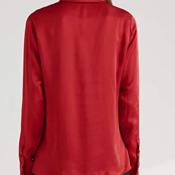 Satin button down dress shirt - Picture 2 of 2